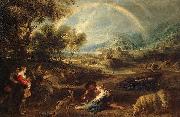 Landscape with Rainbow, Peter Paul Rubens